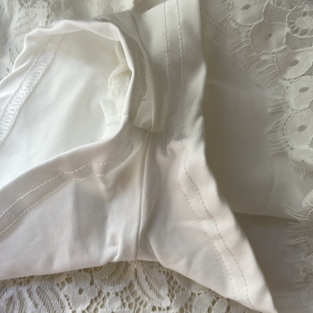 Edikted White Lace Mini Skirt - Picture 5 of 5